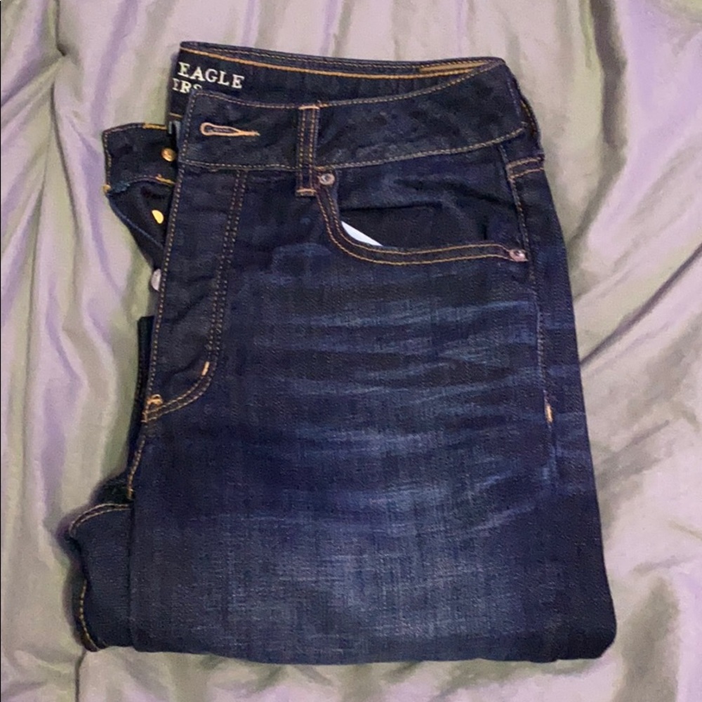 Dark blue American eagle jeans